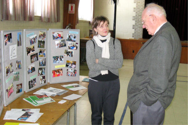 Paula Kline and Tom Pavlasek in conversation.