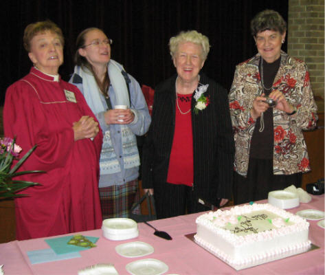 With Mary Guynan and Ruth Heim of Summerlea.