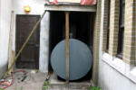 Oil tank replacement, August 4, 2011.