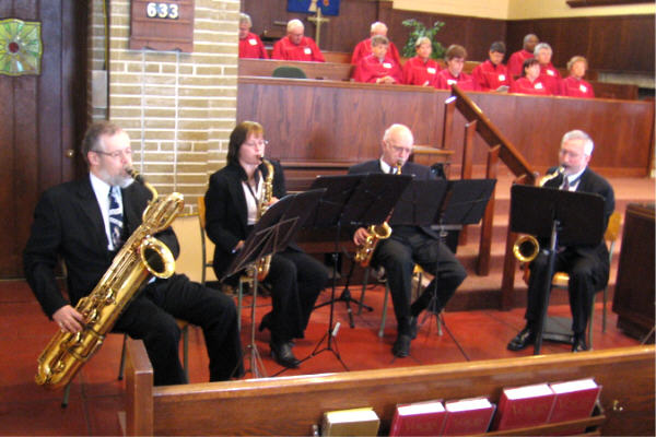 Le quator saxophone West Island